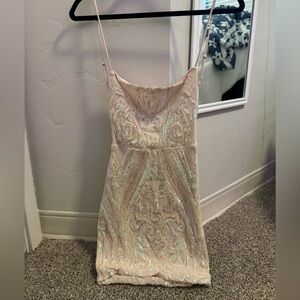 Lucy in the Sky Pink Mini Dress